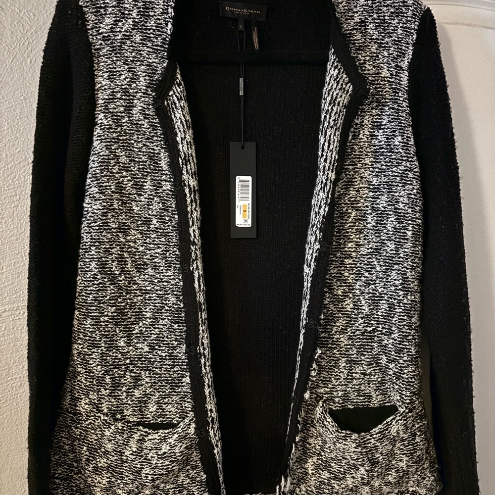 Donna Karan boucle cardigan